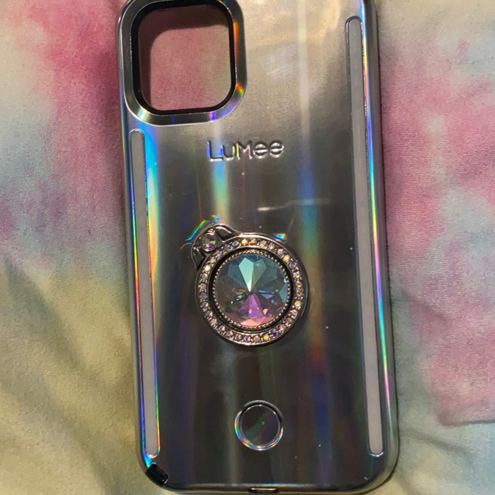 Lumee 11 iphone pro holographic phone case